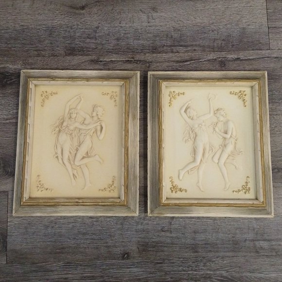 Vintage: Bundle: Two Unique 3D Art Framed - Picture 1 of 7